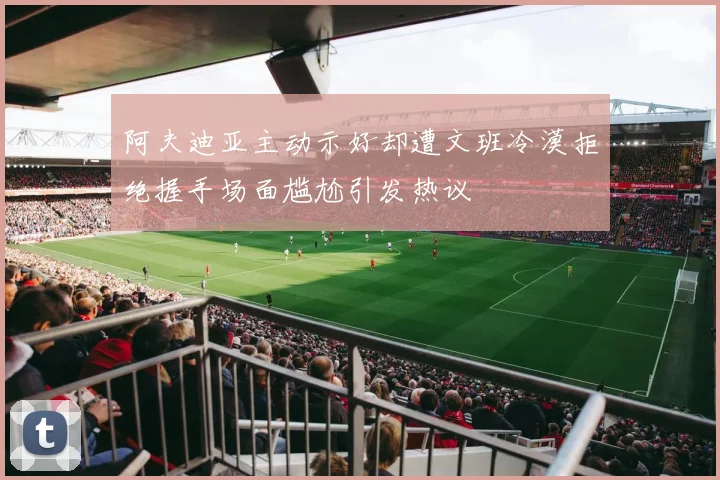 阿夫迪亚主动示好却遭文班冷漠拒绝握手场面尴尬引发热议